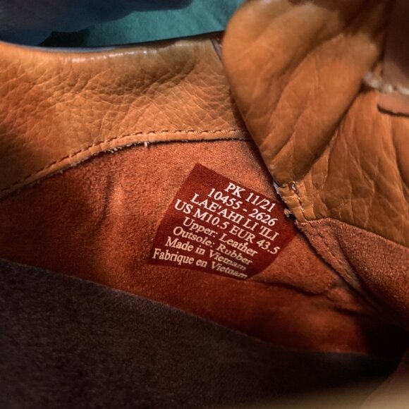 Olukai Lae‘ahi Lī ‘Ili Mens Sneakers Gray Leather Waterproof Sz 10.5 Shoes - Picture 11 of 11